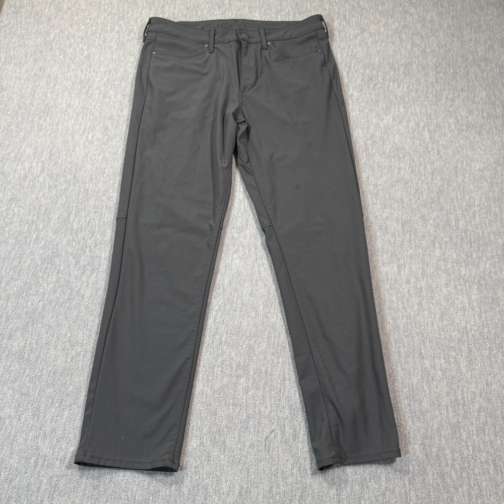 American Eagle Pants Men 30x30 Gray Chino Slim Straight Casual Workwear Cotton‎